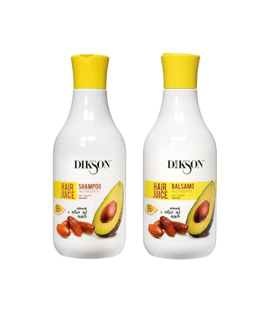 DIKSON Shampoo 400 ml + Balsamo 400 ml all'avocado e dattero del deserto